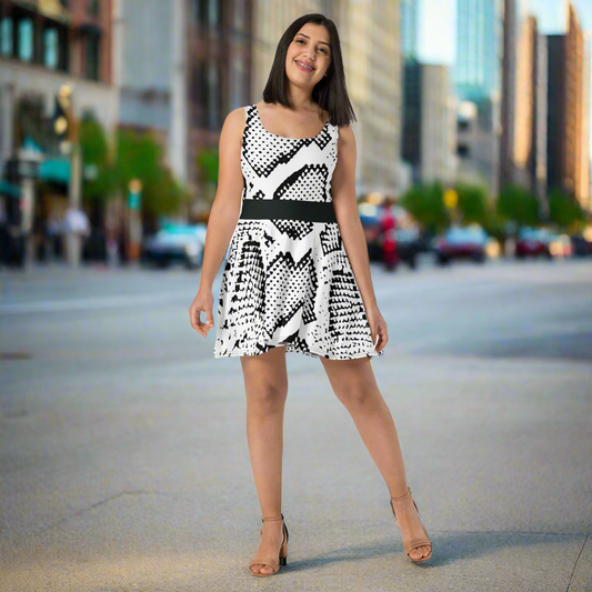 Snake Print Skater Dress, lioness-love