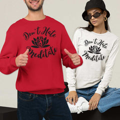 Stylish graphic long sleeve t-shirt with eye-catching print