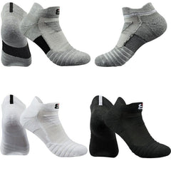 Elite  Sports Socks: Low Cut Tube Basketball Thick Towel Boat Sweat-Absorbent Socks.