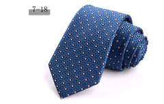 New Men's 7cm Striped Business Formal Tie, lioness-love