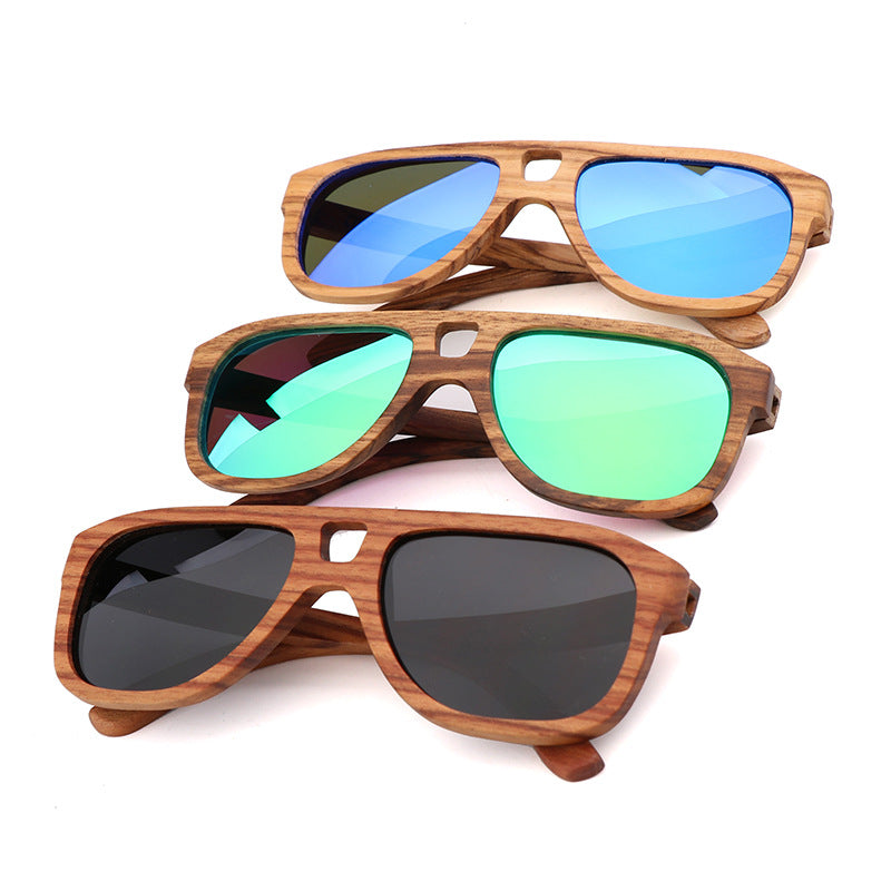 "Unisex Wooden Frame Polarized Sunglasses: Timeless Style for All" lioness-love