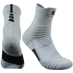 Elite  Sports Socks: Low Cut Tube Basketball Thick Towel Boat Sweat-Absorbent Socks.