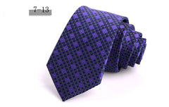 New Men's 7cm Striped Business Formal Tie, lioness-love