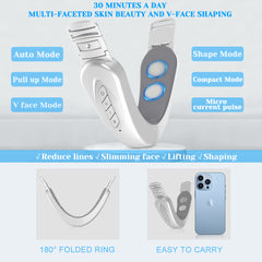 Smart Double Chin Face Lift Device with Magnetic Massage