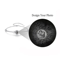 Personalized Angel Eye Sunflower Projection Bracelet