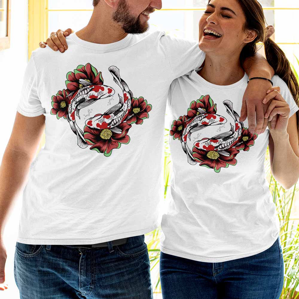 Trendy fish print clothing for men and women