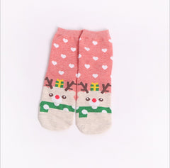 Ladies Christmas Cotton Socks, Cartoon Santa Socks Santa Claus Socks Holiday Socks For Christmas