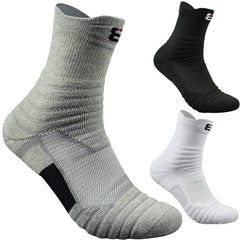 Elite  Sports Socks: Low Cut Tube Basketball Thick Towel Boat Sweat-Absorbent Socks.