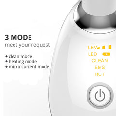EMS Thermal Neck Lifting And Tighten Massager Electric Microcurrent Wrinkle Remover LED Photon Face Beauty Device For Woman and Men