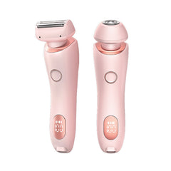 2-in-1 USB Rechargeable Hair Removal Epilator & Trimmer Face, Body, Bikini Shaver for Women