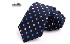 New Men's 7cm Striped Business Formal Tie, lioness-love