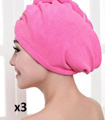 Women's Hair Dryer Cap, Absorbent Dry Hair Towel