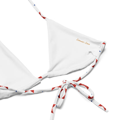 Patriotic Stars Red and Blue Stars String Bikini, lioness-love