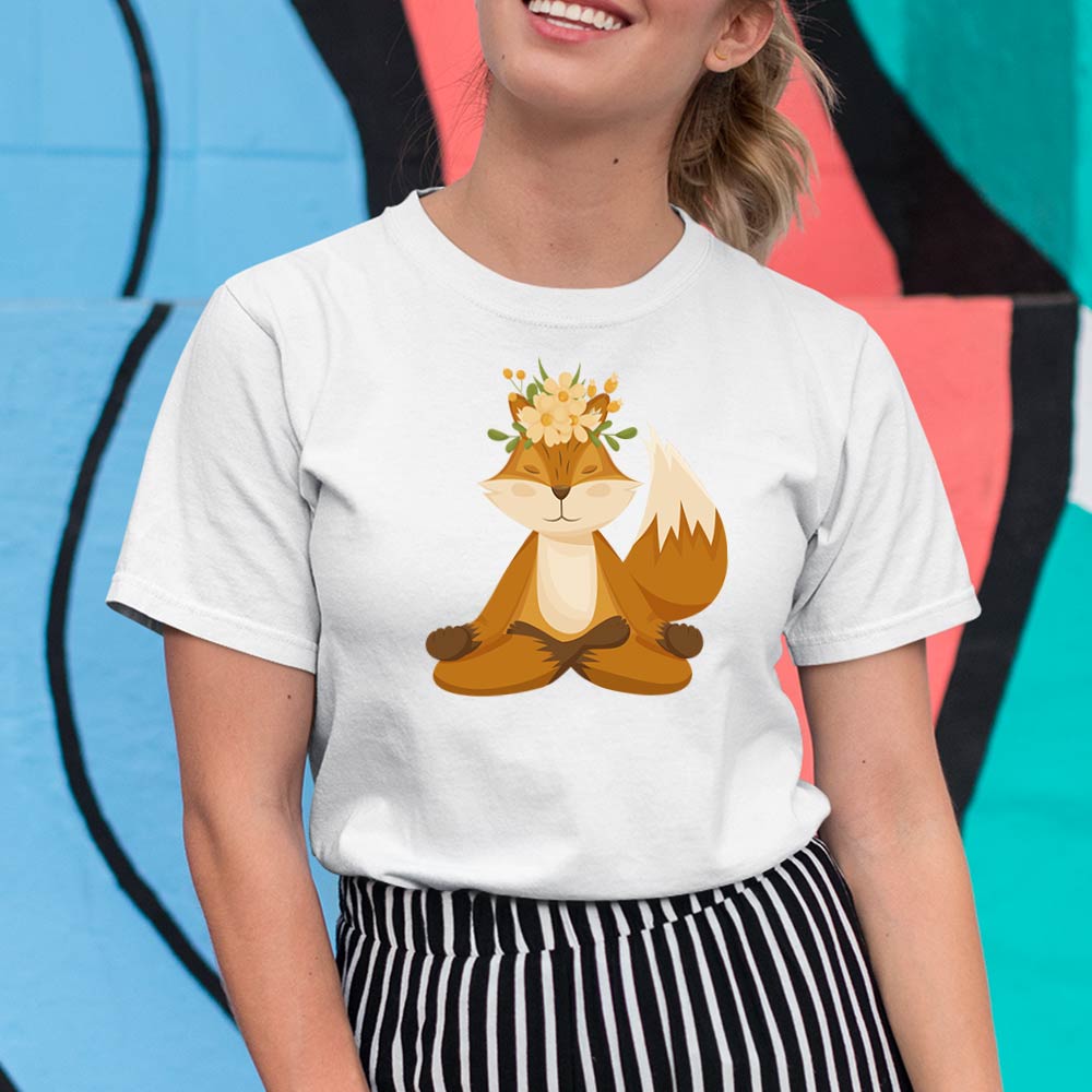 Squirrel Yoga T-Shirt for Women and girls, tee for ladies