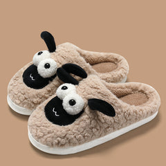 Slip-on Slippers Simple Lamb Thermal Cotton Slippers Comfortable Indoor cotton slippers Cozy Footwear Warm Cotton Slippers Unisex cotton Slippers couples cotton footwear