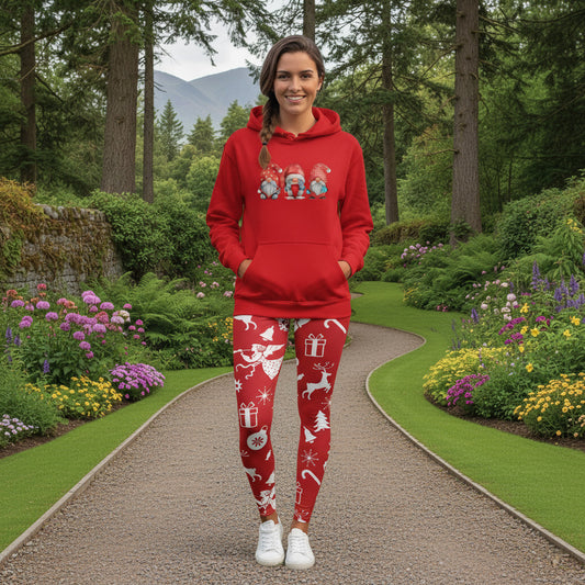 Gnome for the Holiday Unisex Hoodie, lioness-love