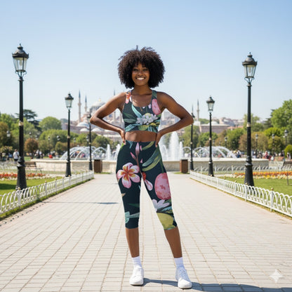 Alani Island Longline Sports Bra, lioness-love