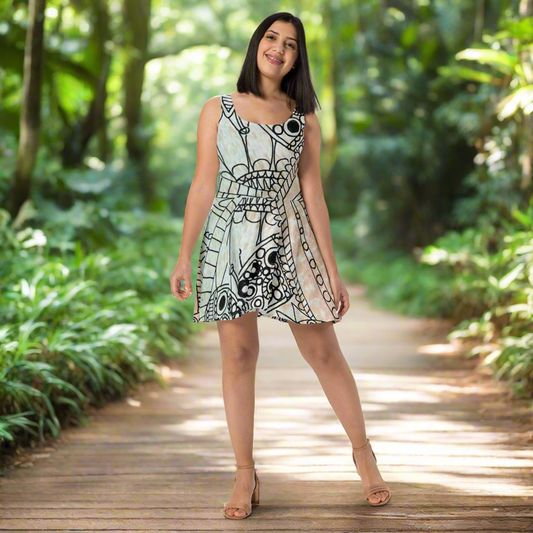 Designer Butterfly Skater Dress, lioness-love