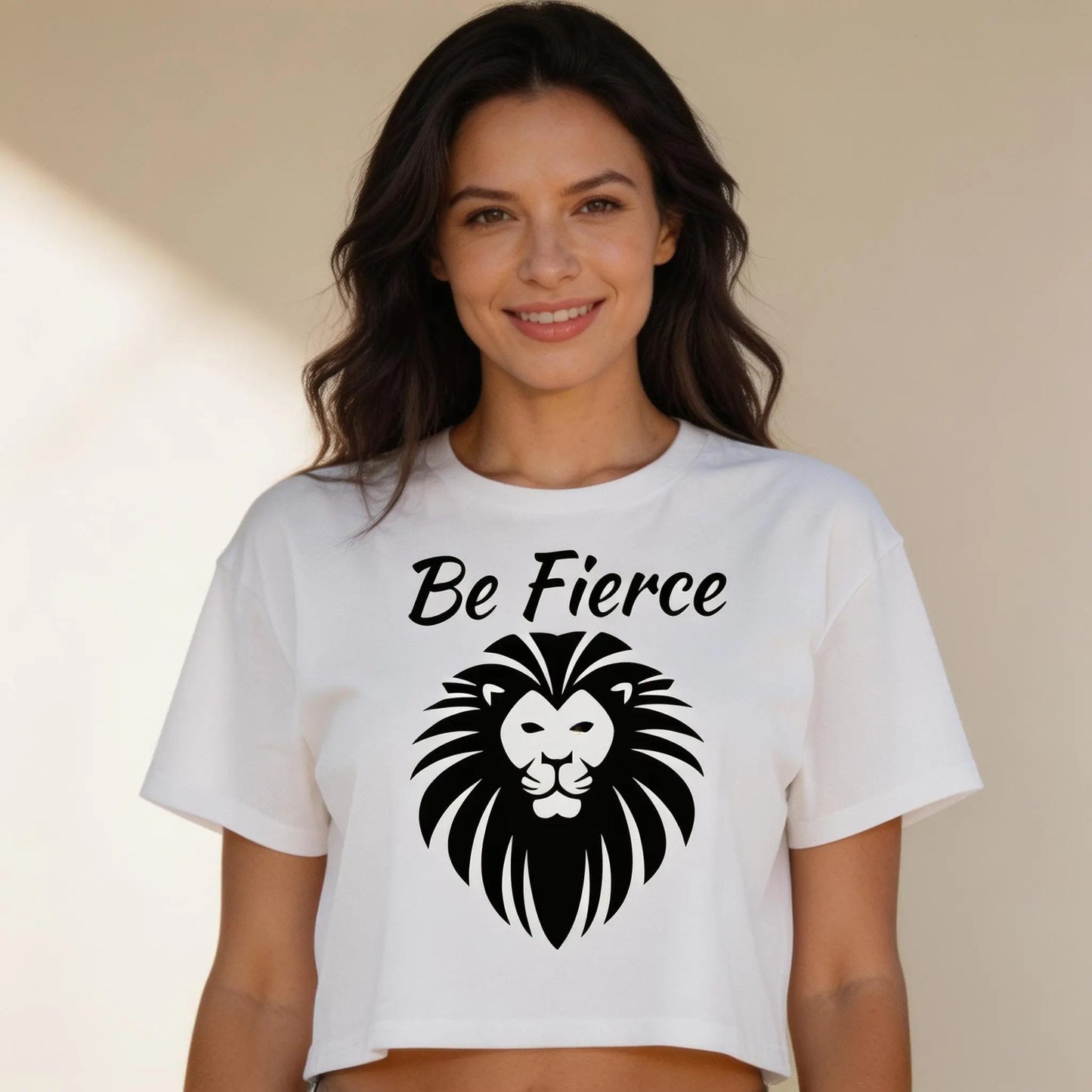 Be Fierce Bold Style Crop Top, lioness-love