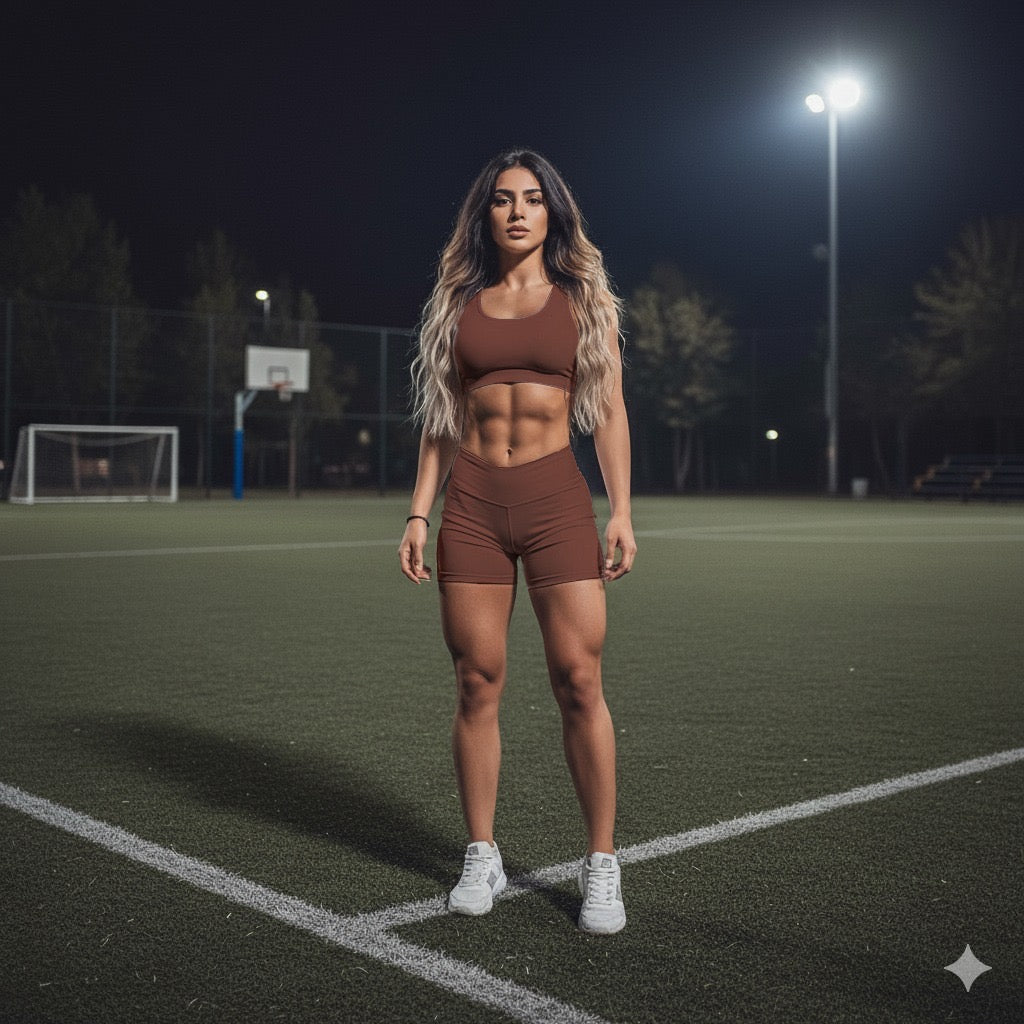 Bailea Longline Sports Bra, lioness-love