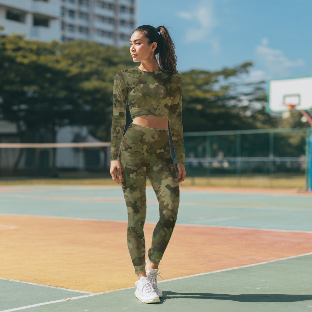 Mabel Long-Sleeve Crop Top, lioness-love