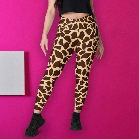 Judy Crossover Leggings, lioness-love