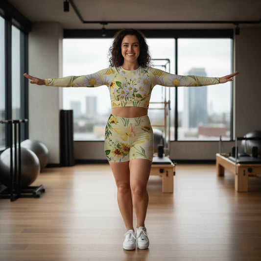 Daisy Blossom Biker Shorts, lioness-love