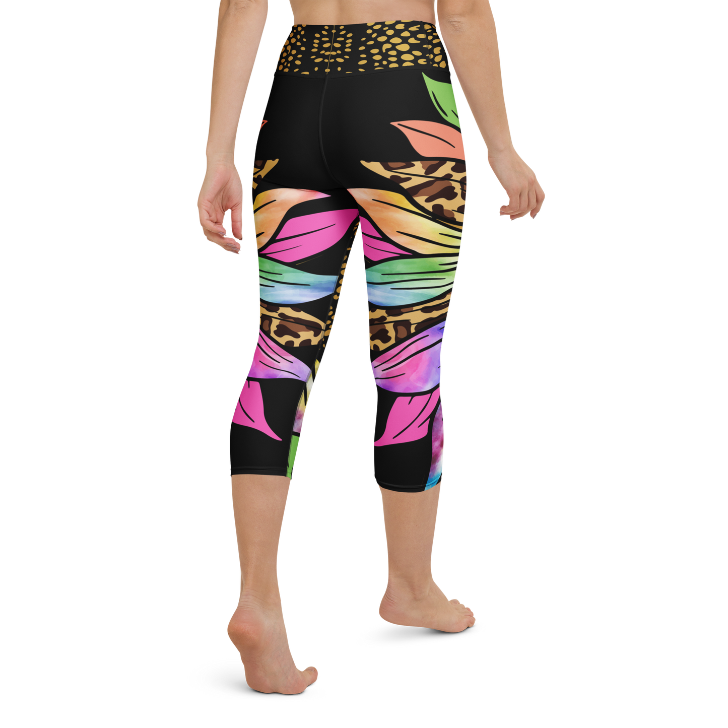 Leilani Yoga Capri Leggings, lioness-love
