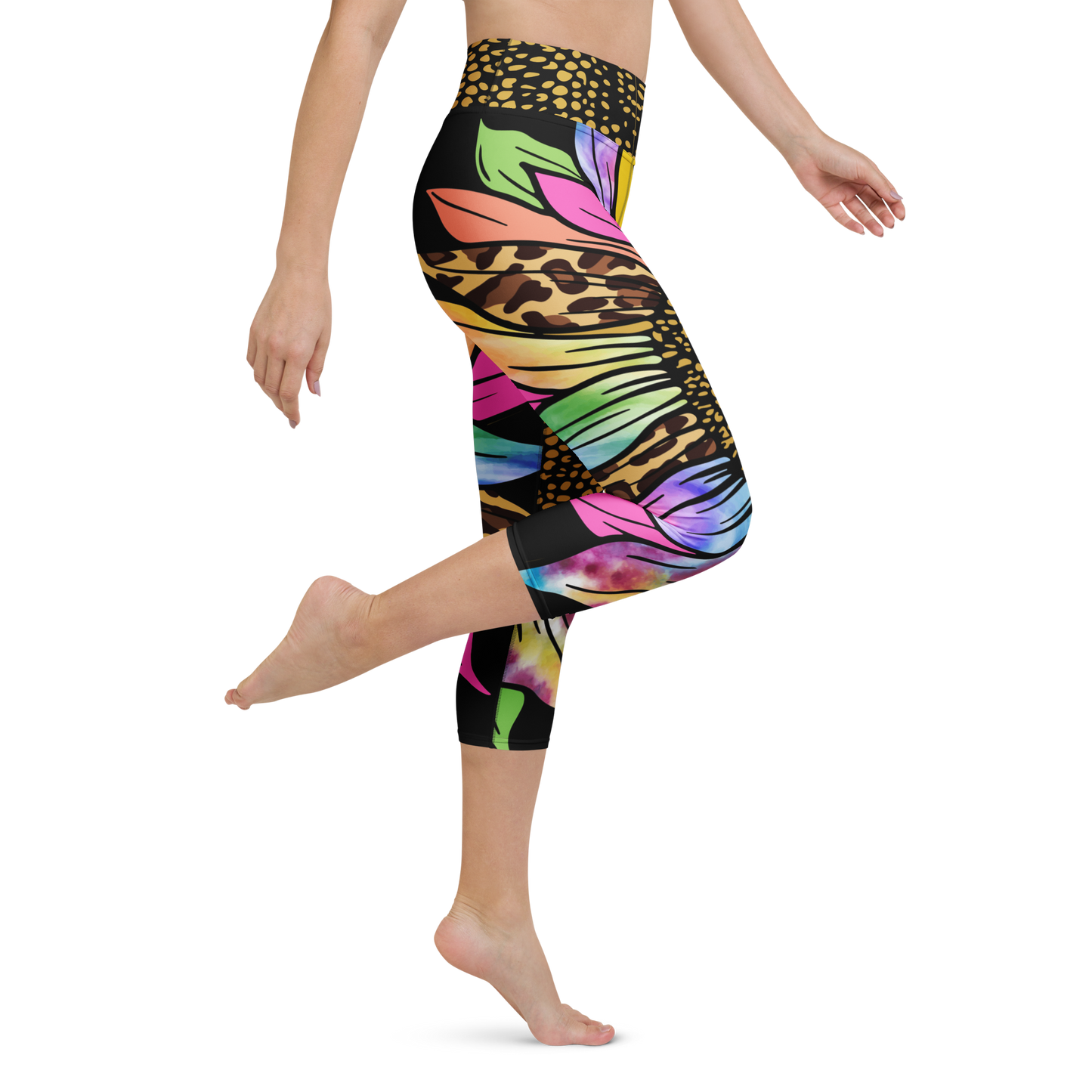 Leilani Yoga Capri Leggings, lioness-love
