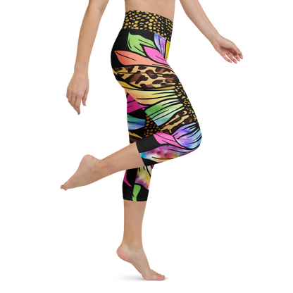Leilani Yoga Capri Leggings, lioness-love