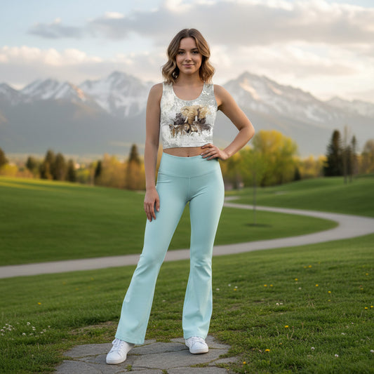 Safari Animal Crop Top, lioness-love