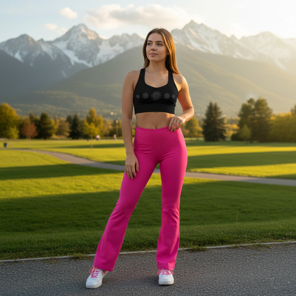 Fuchsia Flare leggings, lioness-love