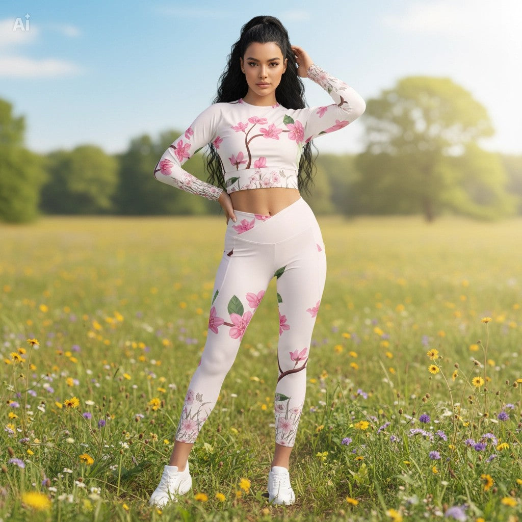 Laela Crossover Pocket Leggings, lioness-love