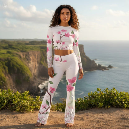 Laela Flare Leggings - Sculpting High-Waist Fit, lioness-love