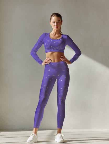 Lila Crossover Leggings, lioness-love