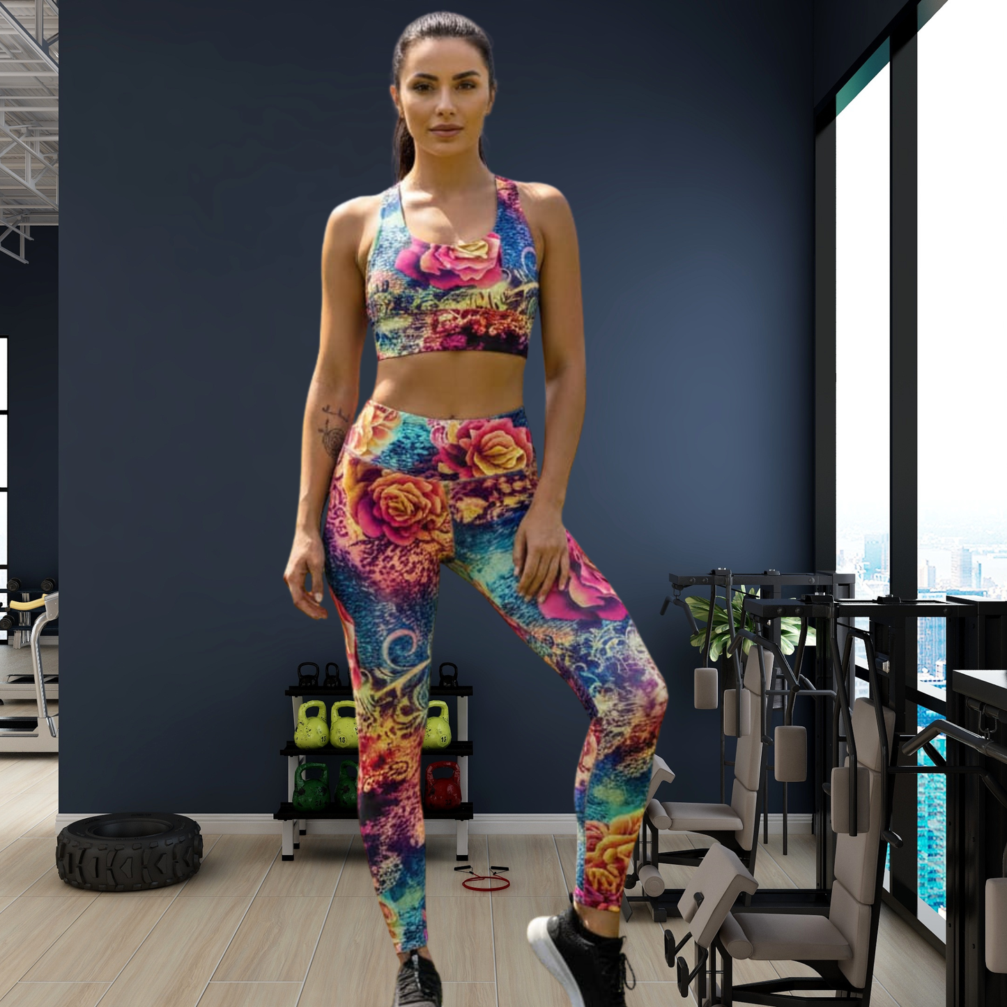 Sloane Longline Sports Bra, lioness-love