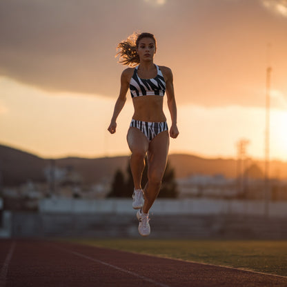 Zira Zebra High-Waisted Bikini Bottom, lioness-love