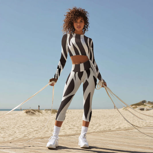 Zira Long Sleeve Crop Top, lioness-love