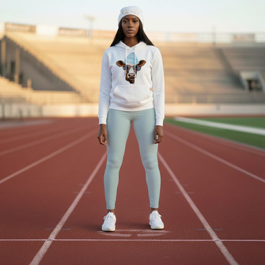 Winter Moo Mood Hoodie, lioness-love