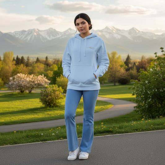 Heart Infinity Unisex Pigment-Dyed Hoodie, lioness-love