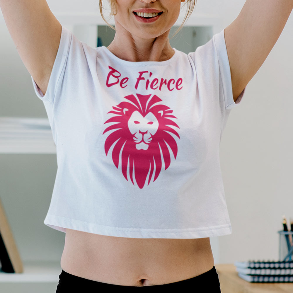 Fierce Fuchsia Crop Top, lioness-love