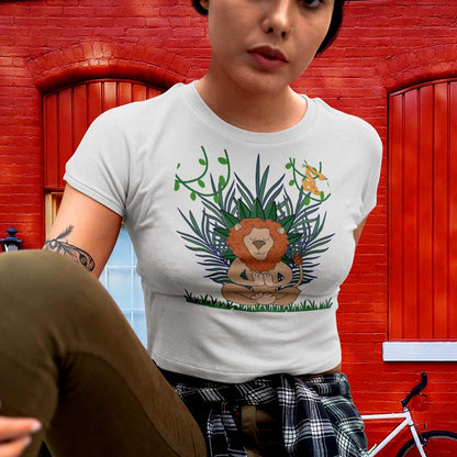 Zen Lion Crop Top, lioness-love