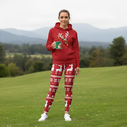 Santas Favorite Reindeer Hoodie, lioness-love