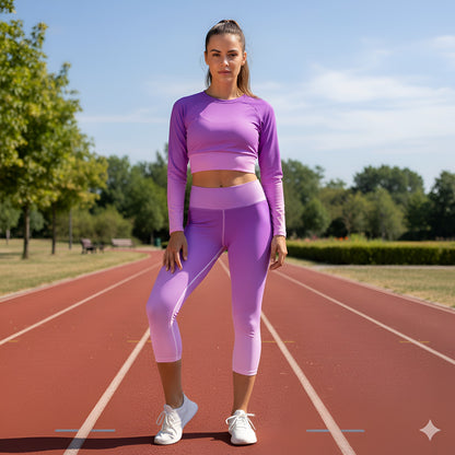 Leaisa Long-Sleeve Crop Top, lioness-love