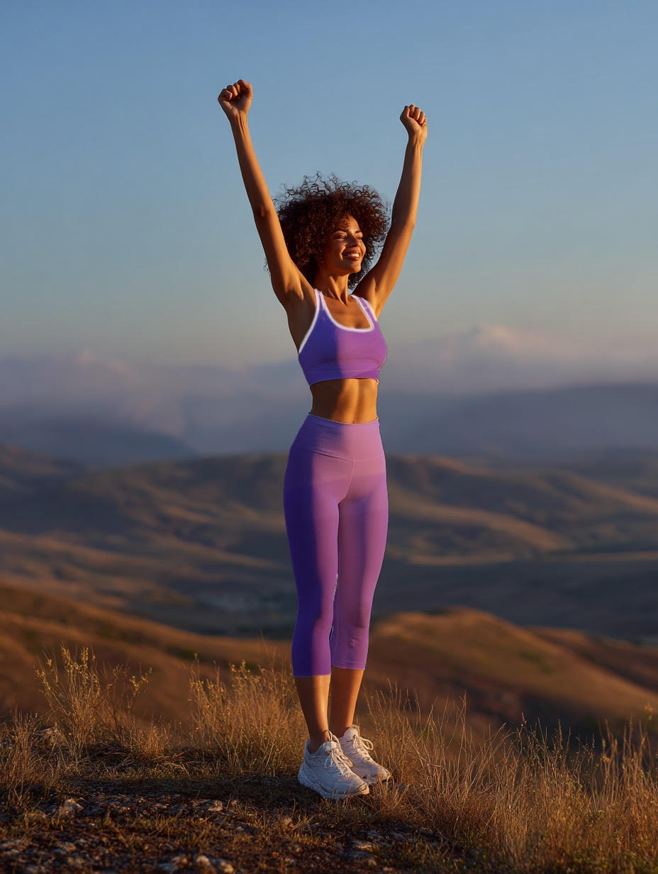 IndiGo Yoga Capri Leggings, lioness-love