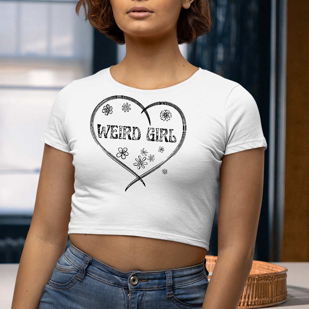 Eccentric Ella Weird Girl Energy Crop Top, lioness-love