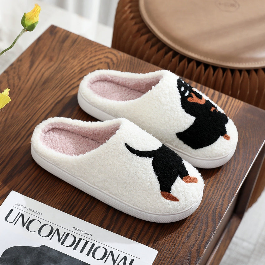 Halloween Cotton Slippers Male And Female Home Winter Indoor Cotton Slippers Cozy Footwear Warm Cotton Slippers couples cotton footwear