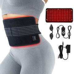 Red Light Physical Therapy Phototherapy Infrared Light Wrap Belt for Body Pain Relief Stomach Muscle Repair, Infrared Belt Relieve Fatigue