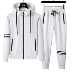 Men's Casual Sports Pure Cotton Hooded Sweater Trousers Two-piece Set casual active wear Tracksuit Casual jogging suit