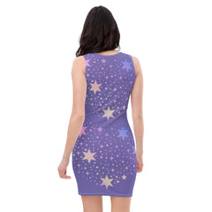 Women’s Trendy Stars Bodycon Dress, lioness-love